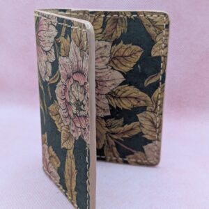 Porte cartes Fleuri Rose