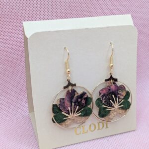 Boucles d'oreilles Botanique